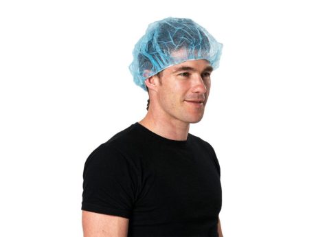 Fine Touch Disposables bouffant hat blue