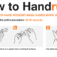 How To Hand Rub Poster - Fine Touch Disposables