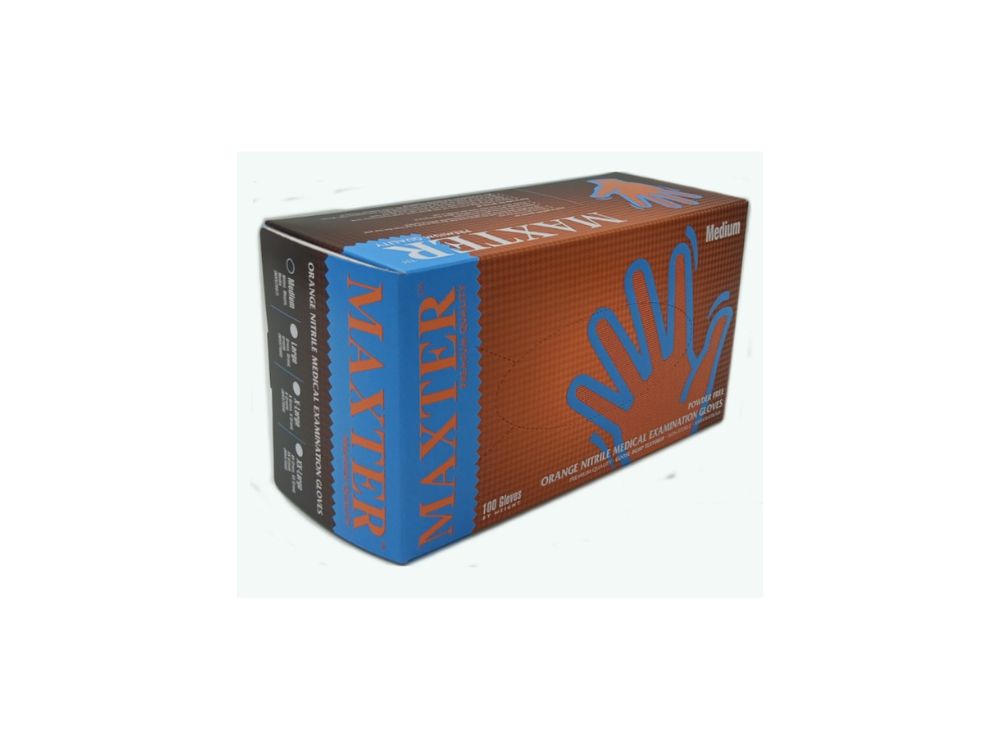 Fine Touch Disposables nitrile powder free orange gloves Fine Touch Disposables nitrile powder free orange gloves